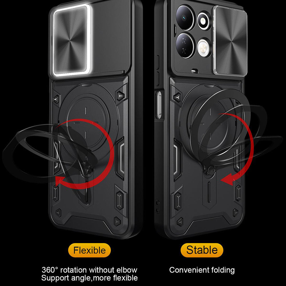 Husa de protectie Techsuit CamGuard Pro compatibil cu Xiaomi Redmi 17 4G / Redmi 17 5G, Negru