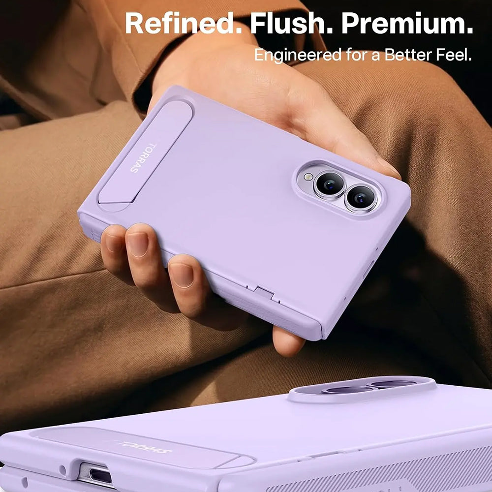 Husa de protectie Torras Ostand L1 Guardian compatibil cu Samsung Galaxy Z Fold8, Mov