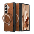 Husa de protectie Torras QPRO Leather Series compatibil cu Samsung Galaxy Z Fold8 Ultra, Maro