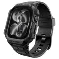 Curea smartwatch Spigen Rugged Armor Pro compatibil cu Apple Watch 12 42mm, Negru