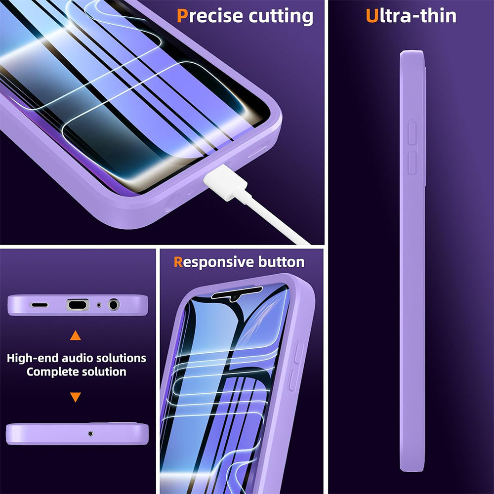 Husa de protectie Techsuit ColorVerse 360 Series compatibil cu iPhone 18 Pro / iPhone 17 Pro, Mov