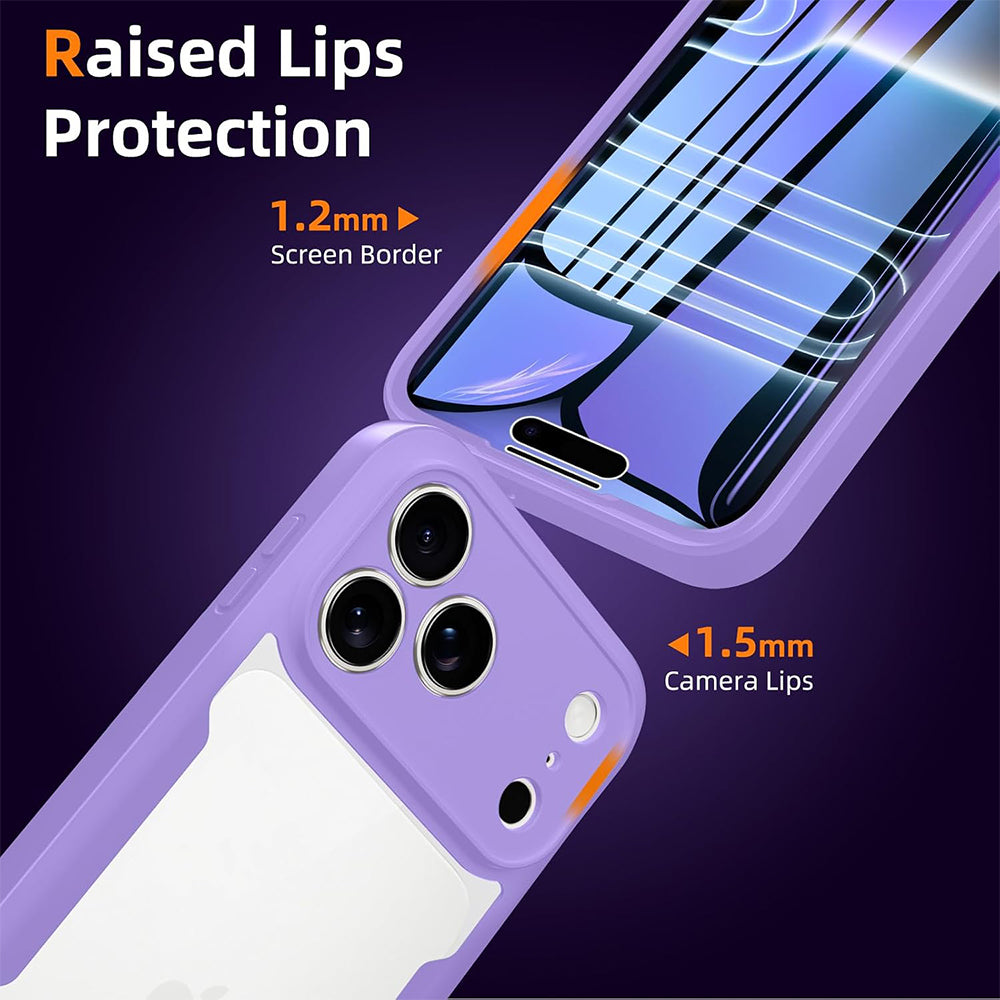 Husa de protectie Techsuit ColorVerse 360 Series compatibil cu iPhone 18 Pro / iPhone 17 Pro, Mov