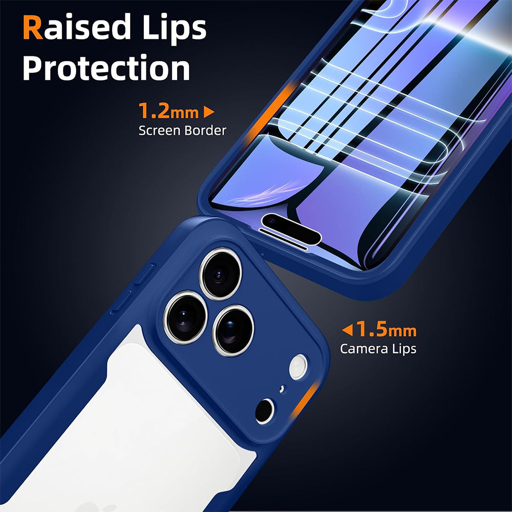 Husa de protectie Techsuit ColorVerse 360 compatibil cu iPhone 18 Pro / iPhone 17 Pro, Albastru
