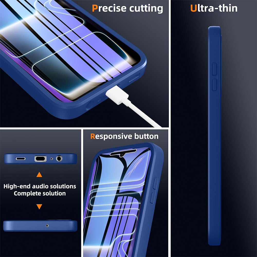 Husa de protectie Techsuit ColorVerse 360 compatibil cu iPhone 18 Pro / iPhone 17 Pro, Albastru