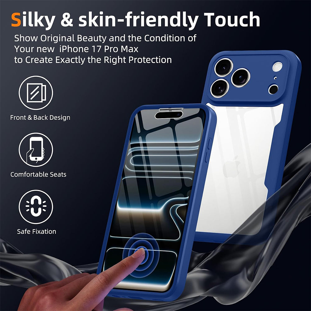Husa de protectie Techsuit ColorVerse 360 compatibil cu iPhone 18 Pro Max / iPhone 17 Pro Max, Albastru