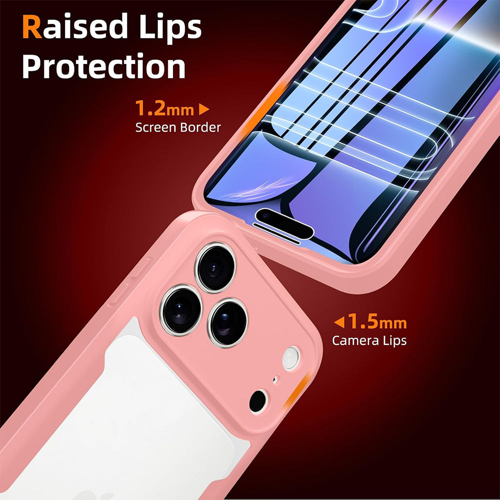 Husa de protectie Techsuit ColorVerse 360 compatibil cu iPhone 18 Pro Max / iPhone 17 Pro Max, Roz