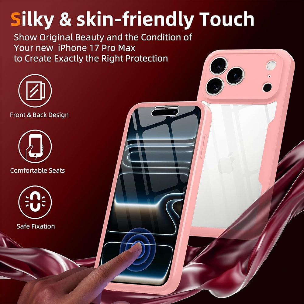 Husa de protectie Techsuit ColorVerse 360 compatibil cu iPhone 18 Pro Max / iPhone 17 Pro Max, Roz