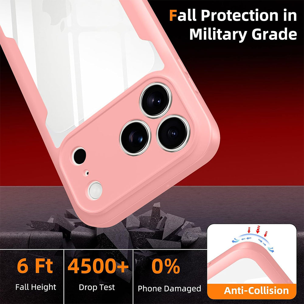 Husa de protectie Techsuit ColorVerse 360 compatibil cu iPhone 18 Pro Max / iPhone 17 Pro Max, Roz