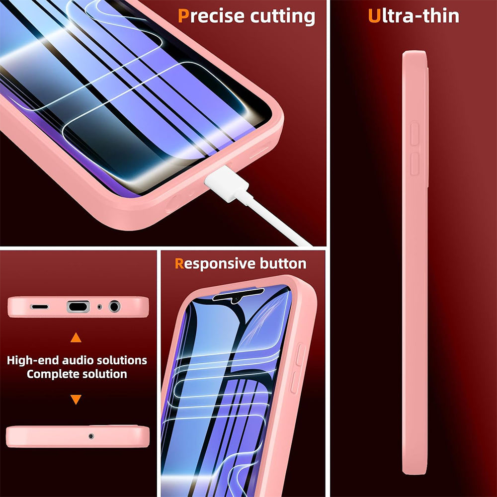 Husa de protectie Techsuit ColorVerse 360 compatibil cu iPhone 18 Pro Max / iPhone 17 Pro Max, Roz