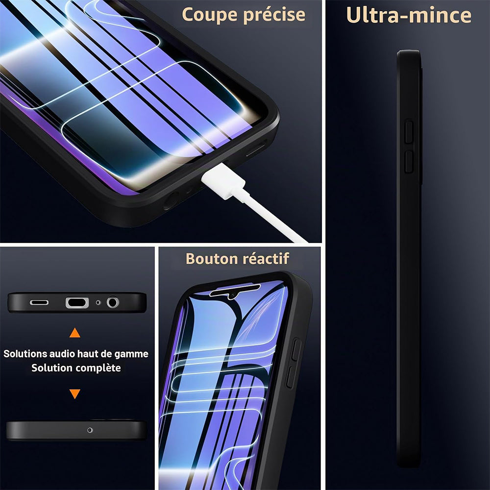 Husa de protectie Techsuit ColorVerse 360 Series compatibil cu iPhone 18 Pro Max / iPhone 17 Pro Max, Negru