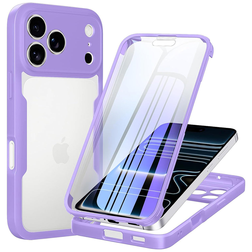 Husa de protectie Techsuit ColorVerse 360 Series compatibil cu iPhone 18 Pro / iPhone 17 Pro, Mov