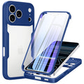 Husa de protectie Techsuit ColorVerse 360 compatibil cu iPhone 18 Pro / iPhone 17 Pro, Albastru