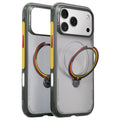 Husa de protectie Torras Ostand Q3 Air compatibil cu iPhone 17 Pro / iPhone 18 Pro, Gri