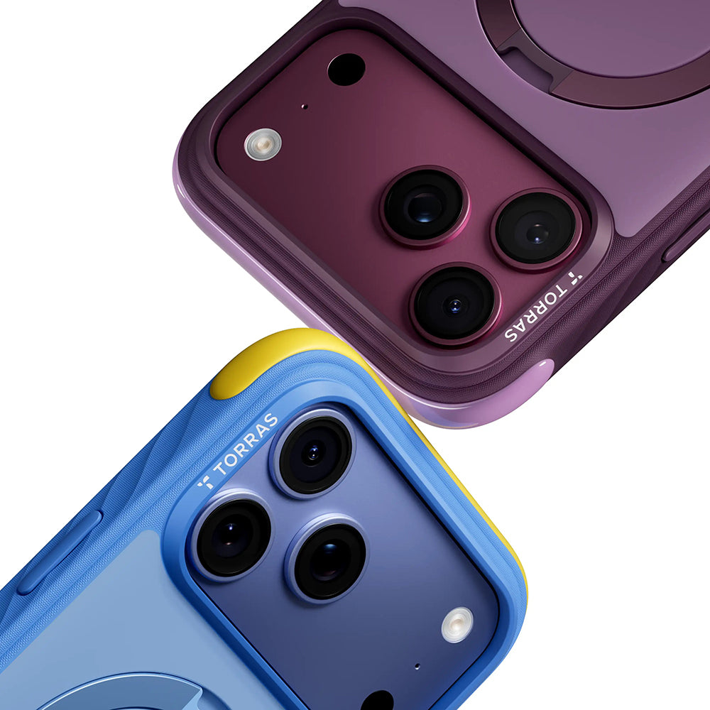 Husa de protectie Torras Ostand Q3 compatibil cu iPhone 18 Pro Max / iPhone 17 Pro Max, Mov