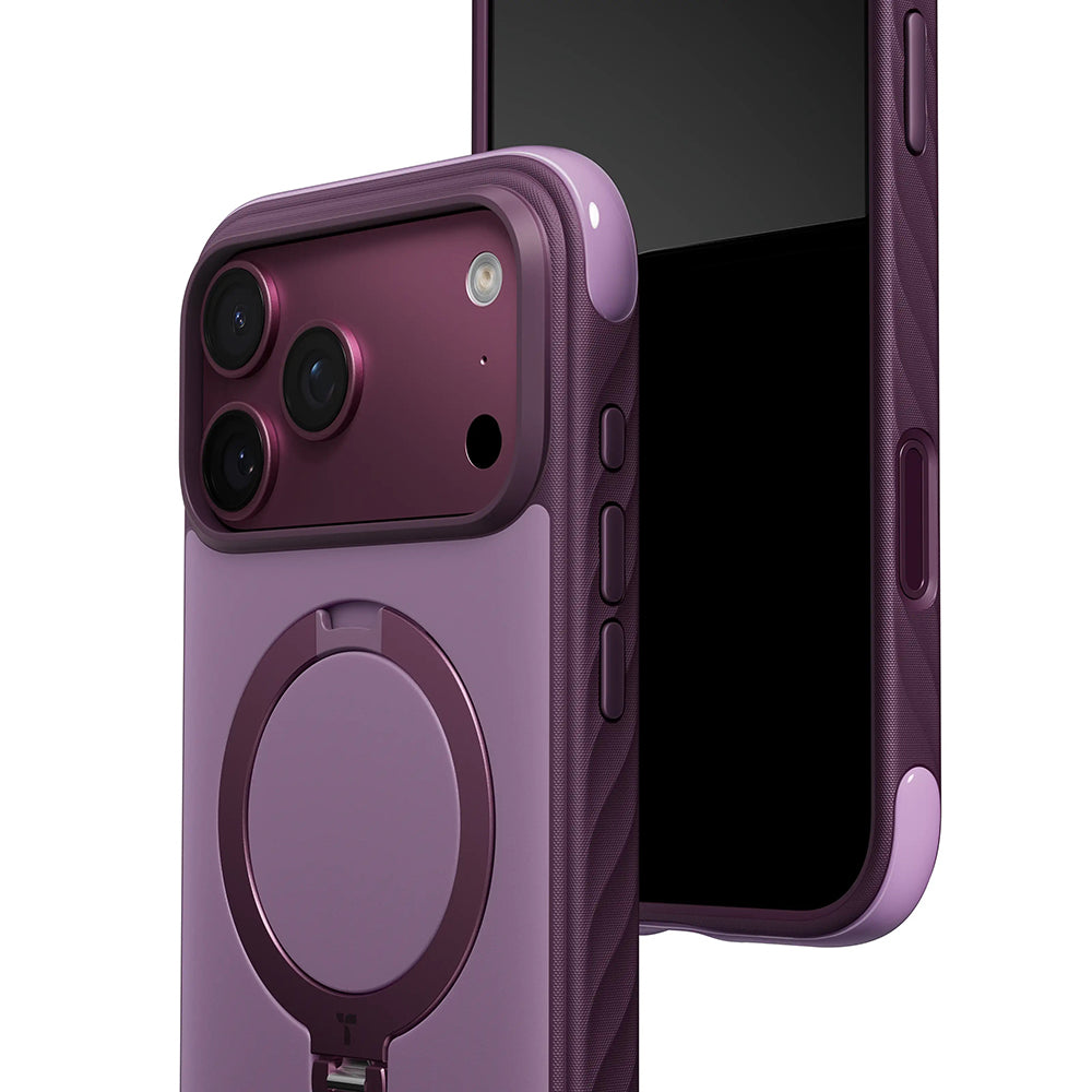 Husa de protectie Torras Ostand Q3 compatibil cu iPhone 18 Pro Max / iPhone 17 Pro Max, Mov