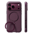 Husa de protectie Torras Ostand Q3 Air Essential compatibil cu iPhone 17 Pro Max / iPhone 18 Pro Max, Mov