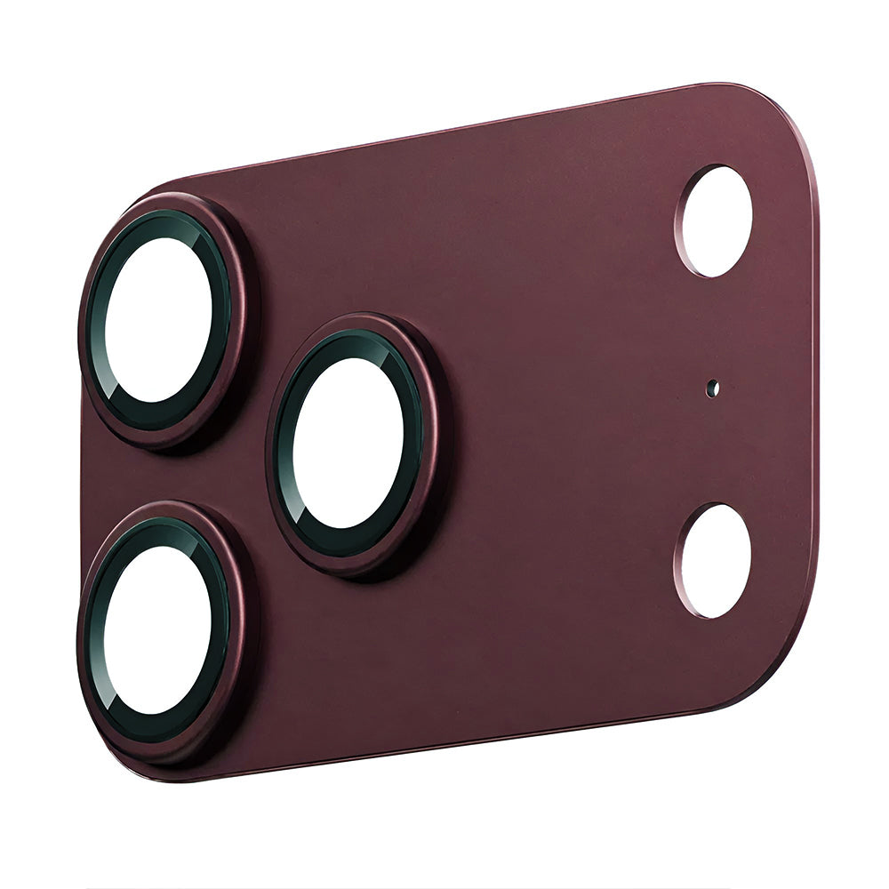 Folie pentru iPhone 18 Pro - Lito Crown Halo AR + AF Camera Lens - Dark Cherry
