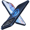 Husa de protectie Torras OriginFit-Mag compatibil cu iPhone 18 Pro / iPhone 17 Pro, Albastru
