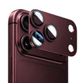 Folie pentru iPhone 18 Pro - Lito Crown Halo AR + AF Camera Lens - Dark Cherry