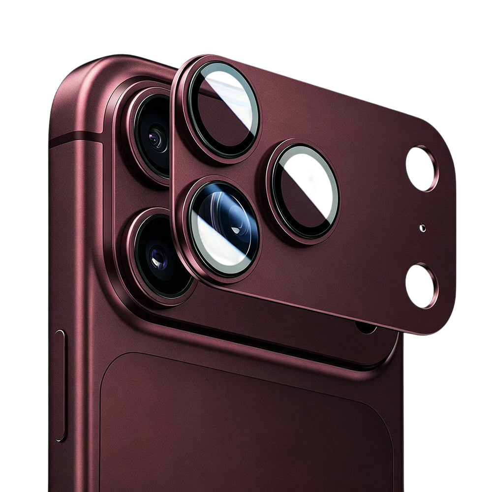 Folie de protectie Lito Crown Halo compatibil cu iPhone 18 Pro Max, Visiniu