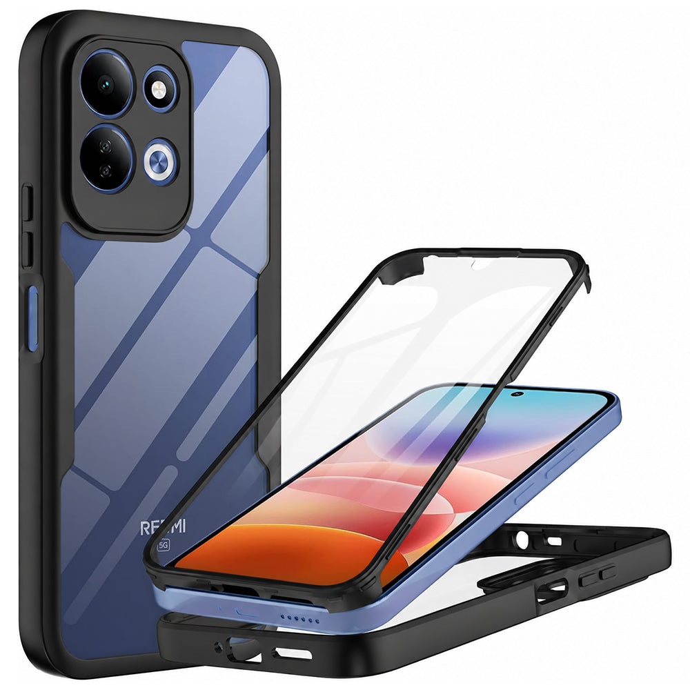 Husa de protectie Techsuit ColorVerse 360 Series compatibil cu Xiaomi Redmi 17 4G / Redmi 17 5G, Negru