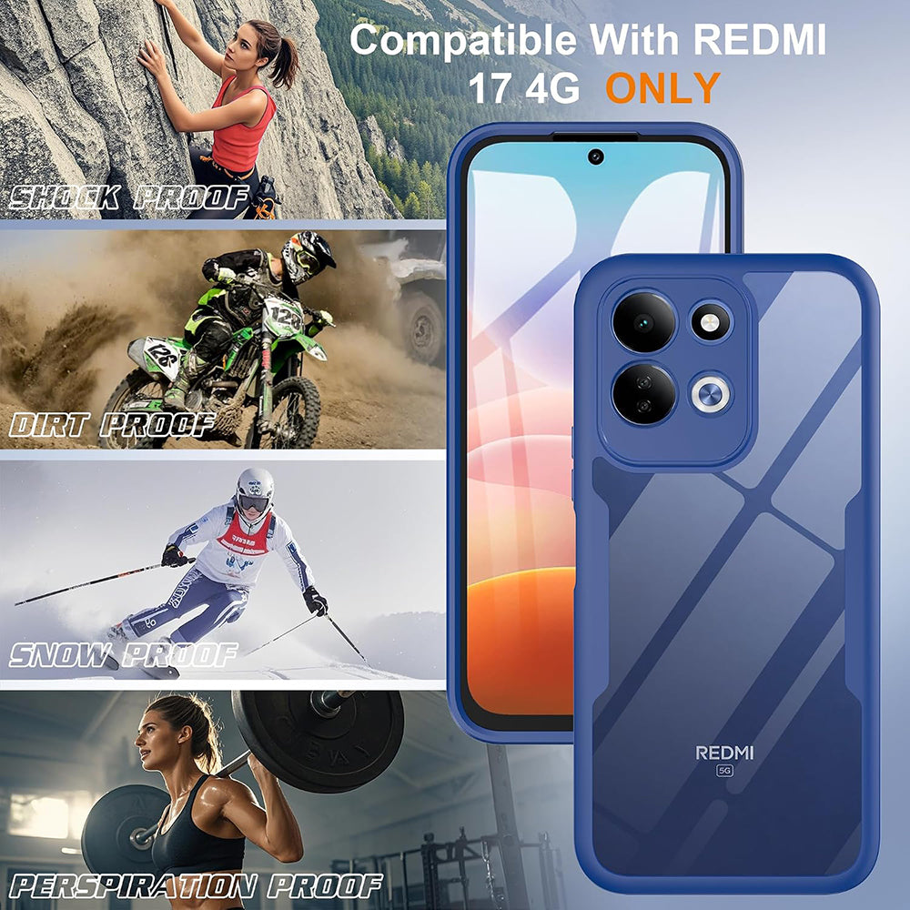 Husa de protectie Techsuit ColorVerse 360 Series compatibil cu Xiaomi Redmi 17 4G / Redmi 17 5G, Negru