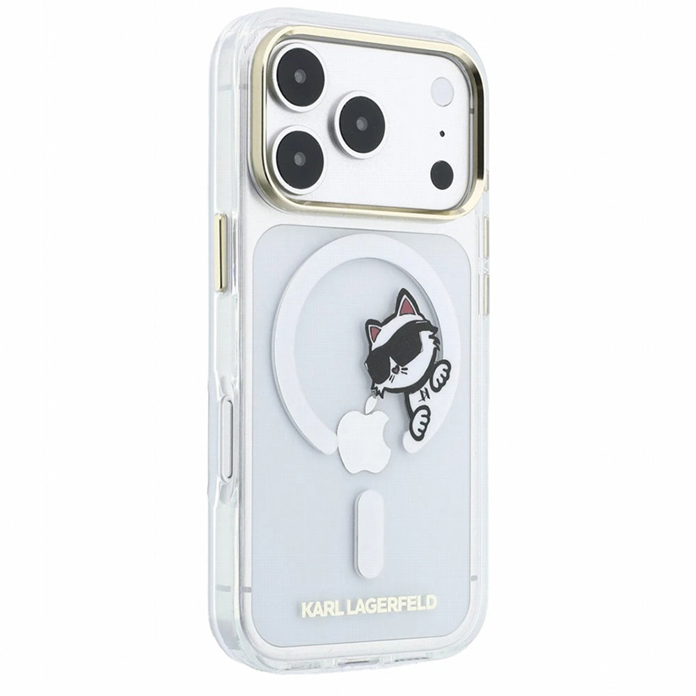 Husa de protectie Karl Lagerfeld compatibil cu iPhone 18 Pro / iPhone 17 Pro, Transparent