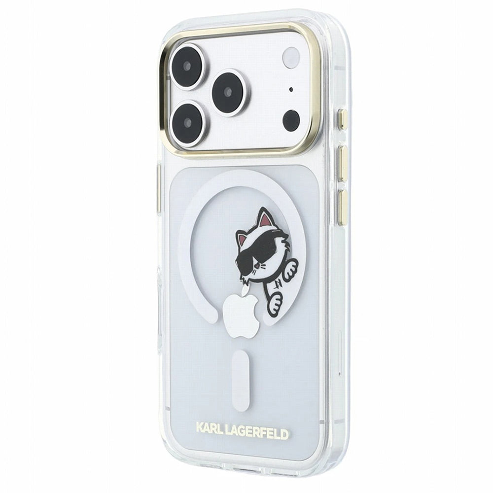 Husa de protectie Karl Lagerfeld compatibil cu iPhone 17 Pro Max / iPhone 18 Pro Max, Transparent