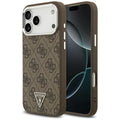 Husa de protectie Guess Hardcase 4G compatibil cu iPhone 18 Pro Max / iPhone 17 Pro Max, Maro