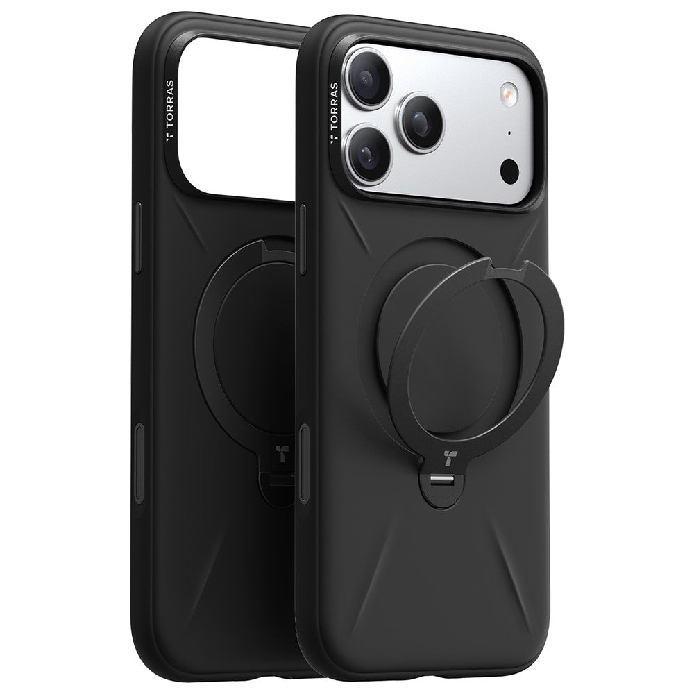 Husa de protectie Torras QPRO Silicone Series compatibil cu iPhone 18 Pro / iPhone 17 Pro, Negru
