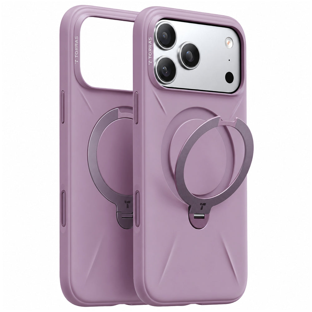 Husa de protectie Torras QPRO Silicone compatibil cu iPhone 18 Pro / iPhone 17 Pro, Mov