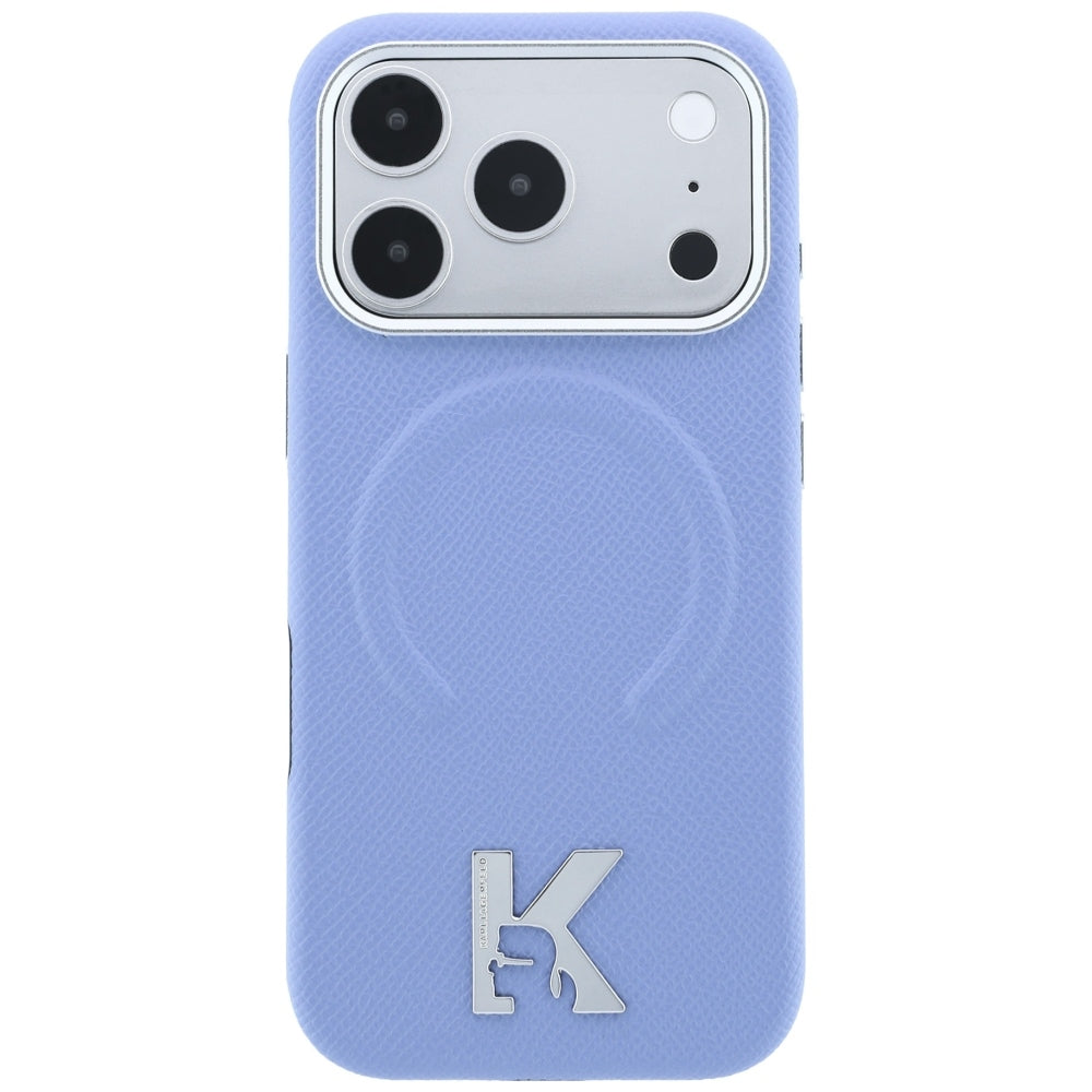 Husa de protectie Karl Lagerfeld compatibil cu iPhone 18 Pro / iPhone 17 Pro, Albastru