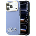 Husa de protectie Karl Lagerfeld compatibil cu iPhone 18 Pro / iPhone 17 Pro, Albastru