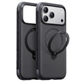 Husa de protectie Torras Ostand Q3 compatibil cu iPhone 18 Pro / iPhone 17 Pro, Negru