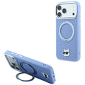 Husa de protectie Karl Lagerfeld Saffiano compatibil cu iPhone 18 Pro / iPhone 17 Pro, Albastru