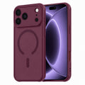 Husa de protectie Techsuit HaloFrost II MagSafe compatibil cu iPhone 18 Pro / iPhone 17 Pro, Visiniu