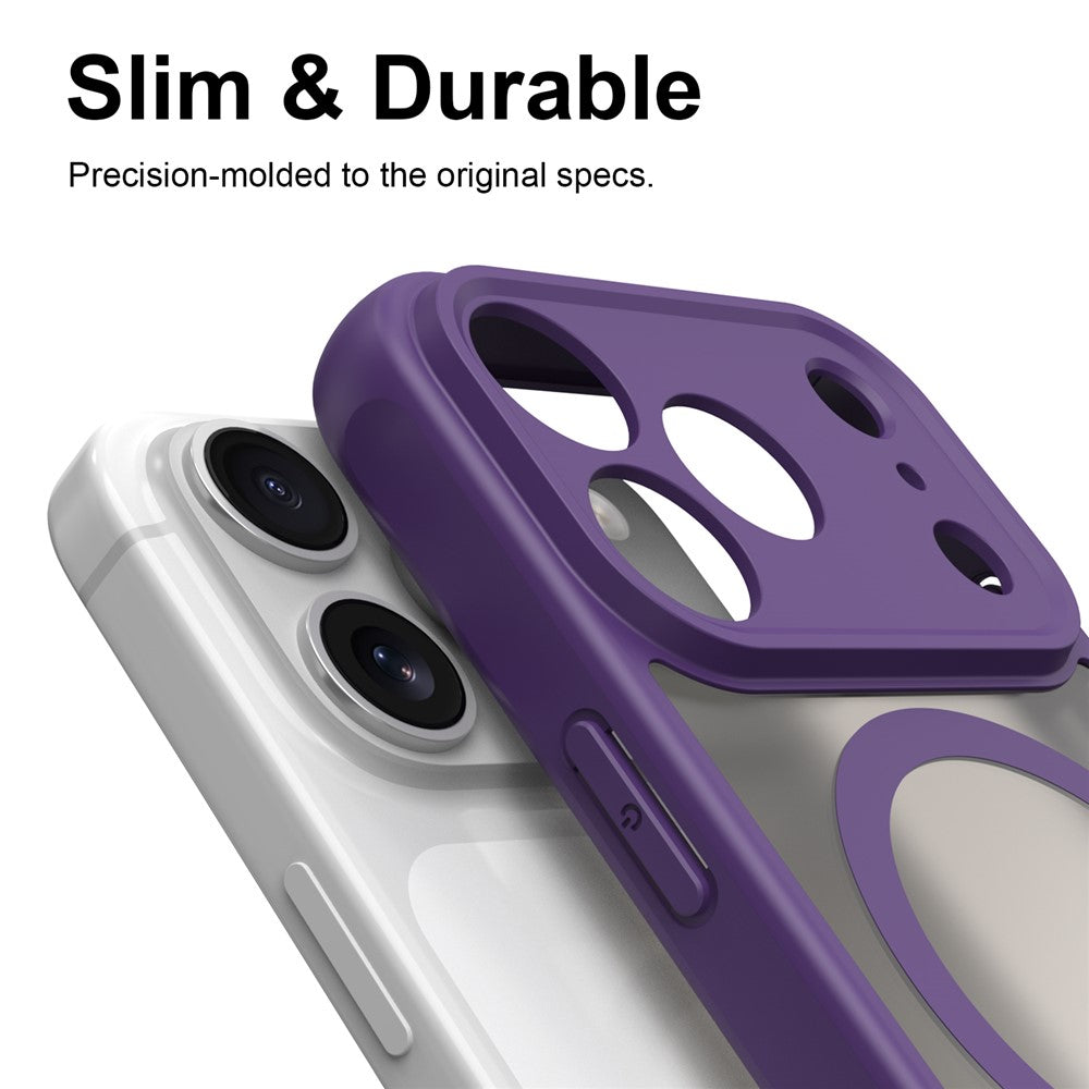 Husa de protectie Techsuit HaloFrost II MagSafe compatibil cu iPhone 18 Pro Max / iPhone 17 Pro Max, Visiniu