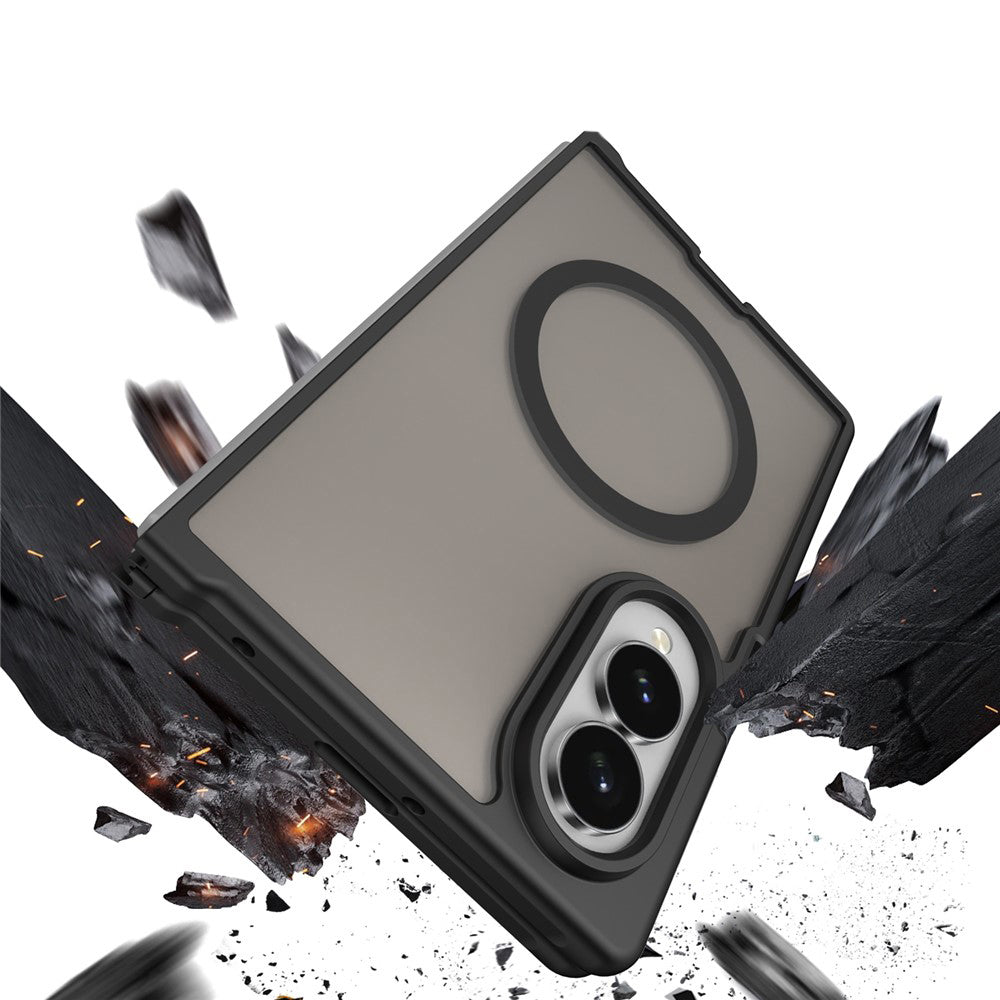 Husa de protectie Techsuit HaloFrost II MagSafe compatibil cu iPhone Duo, Negru