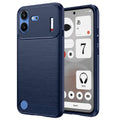 Husa de protectie Techsuit Carbon Silicone compatibil cu Nothing Phone (4b), Albastru