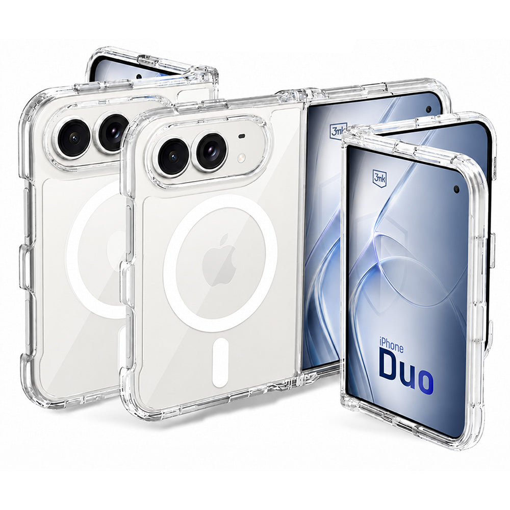 Husa de protectie 3mk Armor MagCase compatibil cu iPhone Duo, Transparent