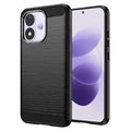 Husa de protectie Techsuit Carbon Silicone compatibil cu Xiaomi Redmi Note 17 4G / Redmi Note 17 5G, Negru