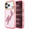 Husa de protectie Karl Lagerfeld compatibil cu iPhone 18 Pro Max / iPhone 17 Pro Max, Roz