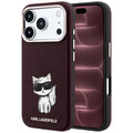Husa de protectie Karl Lagerfeld compatibil cu iPhone 18 Pro Max / iPhone 17 Pro Max, Bordo