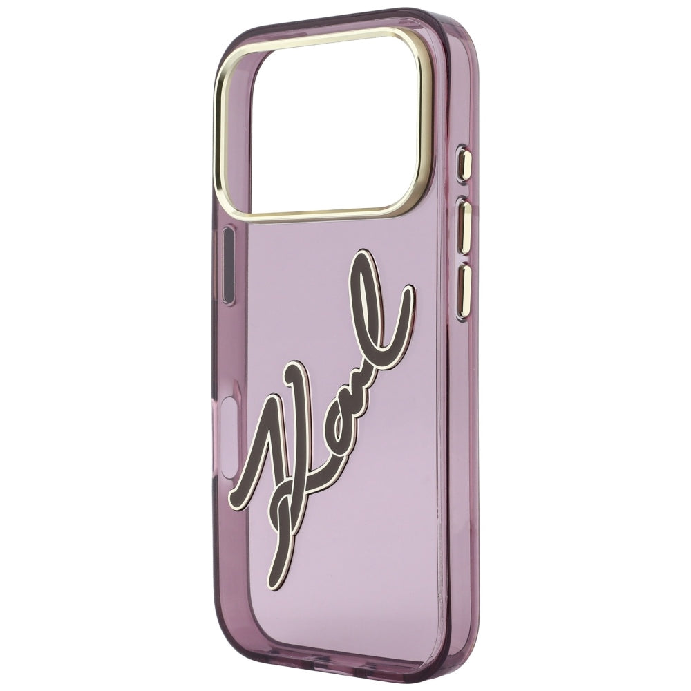 Husa de protectie Karl Lagerfeld compatibil cu iPhone 17 Pro / iPhone 18 Pro, Bordo