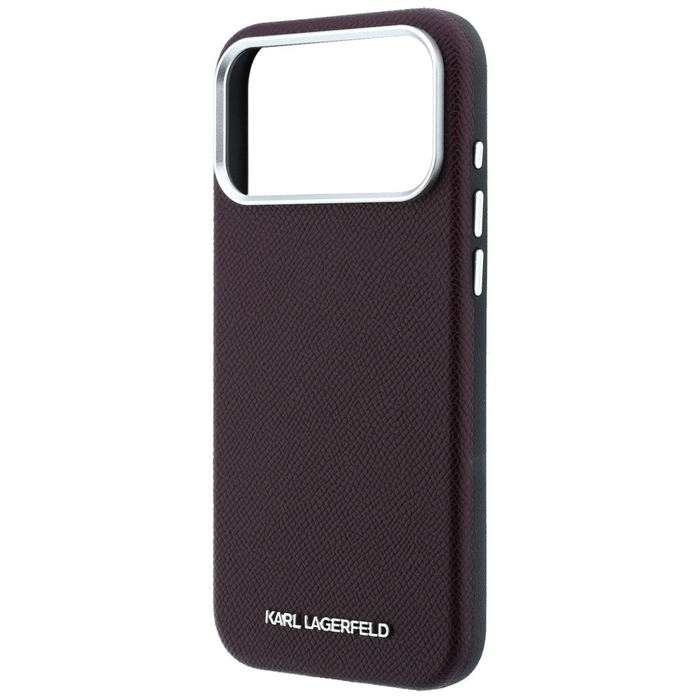 Husa de protectie Karl Lagerfeld compatibil cu iPhone 18 Pro / iPhone 17 Pro, Bordo