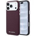 Husa de protectie Karl Lagerfeld compatibil cu iPhone 18 Pro / iPhone 17 Pro, Bordo