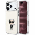 Husa de protectie Karl Lagerfeld compatibil cu iPhone 17 Pro Max / iPhone 18 Pro Max, Bej