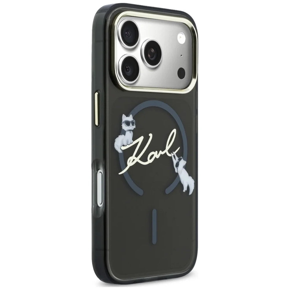Husa de protectie Karl Lagerfeld compatibil cu iPhone 17 Pro Max / iPhone 18 Pro Max, Negru