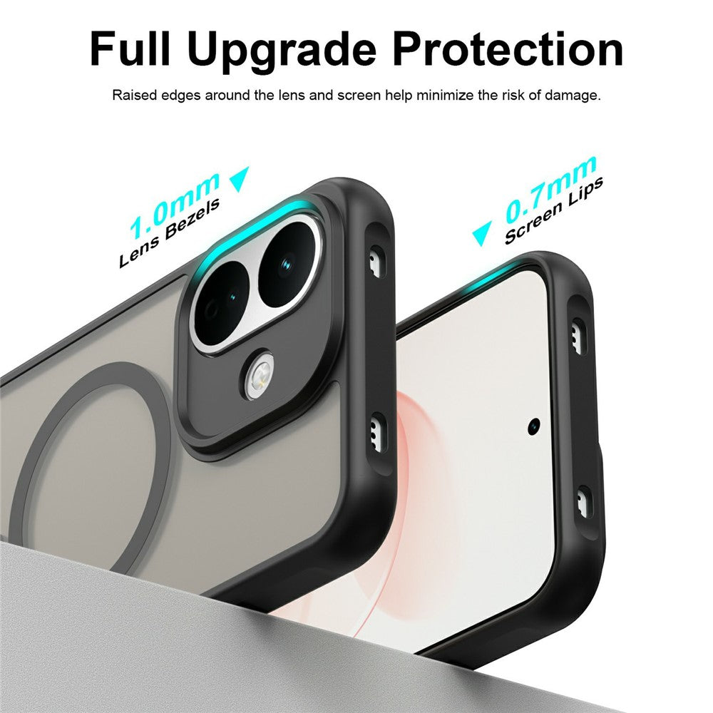 Husa de protectie Techsuit HaloFrost II MagSafe compatibil cu Xiaomi Redmi Note 17 Pro 5G, Negru