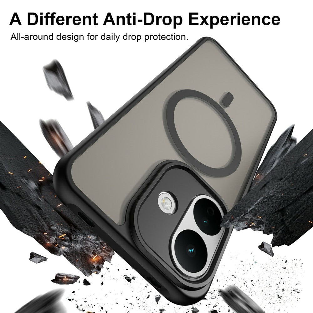 Husa de protectie Techsuit HaloFrost II MagSafe compatibil cu Xiaomi Redmi Note 17 Pro 5G, Negru